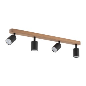 TOP WOOD BLACK LAMPA SUFITOWA 4 PŁ 3293 TK Lighting