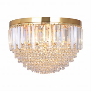 Lampa sufitowa Charlotte złoty/przezroczysty FC19003/7 Zuma Line