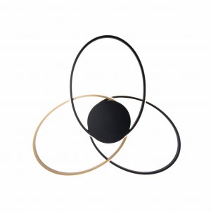 Lampa sufitowa Bold złoty/czarny 20169-GD Zuma Line