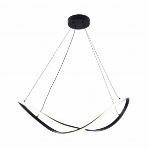 Lampa wisząca Erda czarny 19600P-BK Zuma Line