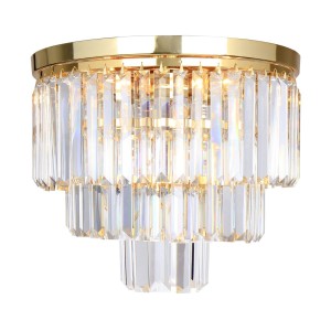 Lampa sufitowa Amedeo złoty/przezroczysty C17106/1 Zuma Line
