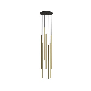 Lampa wisząca LASER SOLID BRASS VII 1000 7668 Nowodvorski