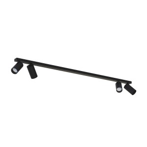 Lampa sufitowa spoty reflektorki na listwie MONO IV BLACK 7843 Nowodvorski