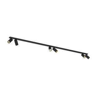 Lampa sufitowa spoty reflektorki na listwie MONO VI BLACKGOLD 7770 Nowodvorski