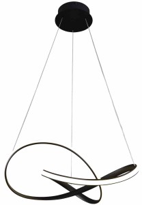 LAMPA WISZĄCA CAPPIO BLACK 36W LED ML6771 Milagro