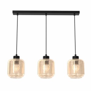 Lampa wisząca SOMBRA AMBER 3xE27 MLP8371 Milagro