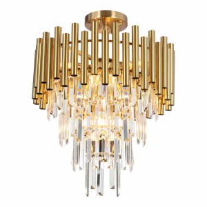Lampa sufitowa MADISON GOLD 9xE14 ML8806 Milagro