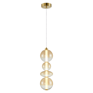 Lampa wisząca DAPHNE AMBER 36W ML0346 Milagro