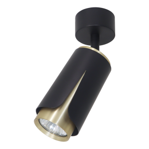 Spot FLOWER BLACK GOLD 1xGU10 ML0264 Milagro