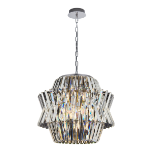 Żyrandol CROWN CHROME 12xE14 ML0402 Milagro
