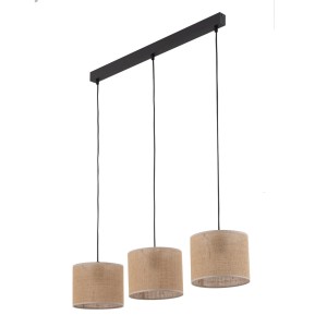 JUTA LAMPA WISZĄCA 3 PŁ LISTWA 4597 TK Lighting