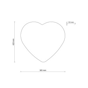 HEART LEN LAMPA SUFITOWA 2 757 TK Lighting