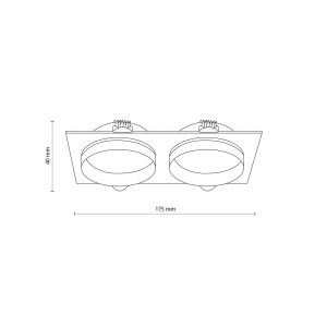JET BLACK EYE 2* GU 10 6925 TK Lighting