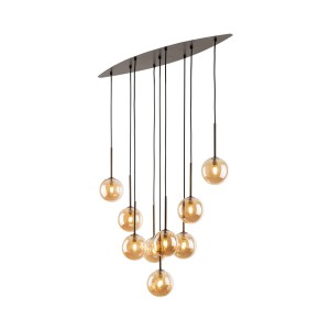 ESTERA BROWN LAMPA SUFITOWA 9 PŁ 6149 TK Lighting