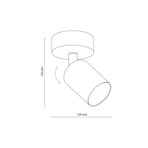 TOP BLACK 1 5739 TK Lighting