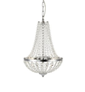 GRÄNSÖ Chandelier 2L Chrome/MC IP44 107550