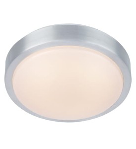 MOON Plafon 22cm Led Aluminium/Biały 105957