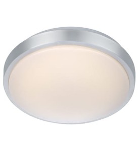 MOON Plafon 28cm Led Aluminium/Biały 105958