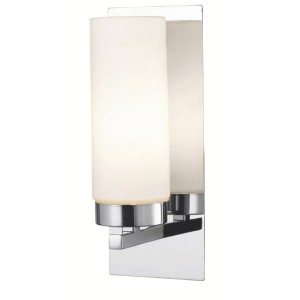 NORRSUNDET Kinkiet 1L Chrom/Biały IP44 102476