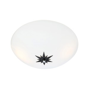 ROSE Plafond 35cm White/Black 108207