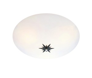 ROSE Plafond 43cm White/Black 108208
