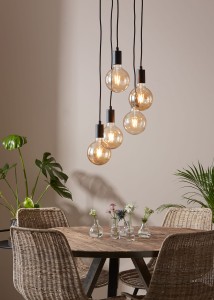 SKY Pendant 5L Round Black 107467