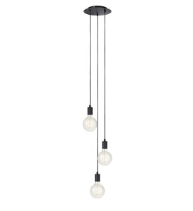 SKY Wisząca 3L Okragła Czarna 106334