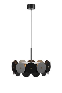 VEGAS Pendant 3L Black/Brass 108265