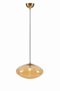 LOCUS Pendant 1L Amber/Brass 108441