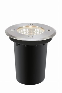GARDEN 24 Ground Spot 6W Steel/Black 108536