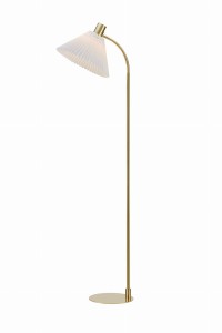 MIRA Floor 1L Brushed Brass/White 108569