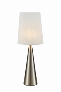 CONUS Table 1L Satin Nickel/Offwhite 108624