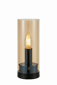 POST Table 1L 9cm Black/Plated Amber 108719