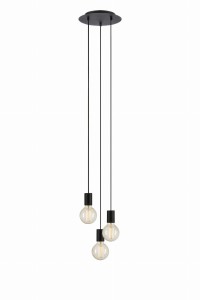 CIELO Pendant 3L Round Sandy Black 108733