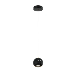 Lampa Wisząca Aurenia 1xLED czarna PL0122-CB Yaskr