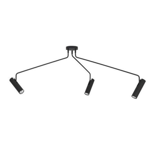 Lampa sufitowa EYE SUPER BLACK III 3x czarna Nowodvorski 6504