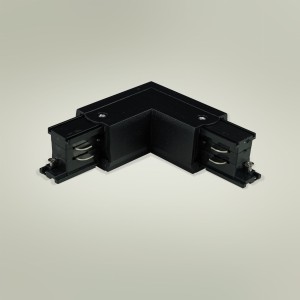TRACER ŁĄCZNIK KĄTOWY TRÓJOBWODOWY CZARNY 3607 TK Lighting