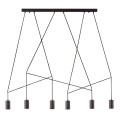 Lampa wisząca IMBRIA BLACK VI listwa Nowodvorski 9675