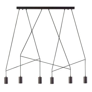 Lampa wisząca IMBRIA BLACK VI LISTWA 9675 Nowodvorski