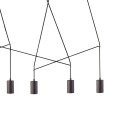 Lampa wisząca IMBRIA BLACK VI listwa Nowodvorski 9675