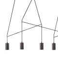 Lampa wisząca IMBRIA BLACK VI listwa Nowodvorski 9675