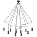Lampa wisząca nad stół IMBRIA BLACK X Nowodvorski 9680