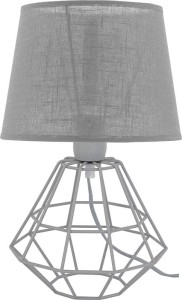 Lampka nocna/biurkowa/gabinet TK Lighting DIAMOND GRAY 2983