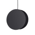 Lampa wisząca zwis nowoczesna WHEEL czarny śr. 30cm Nowodvorski 9033