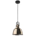 Lampa wisząca z kloszem szklanym metalizowanym średnica 20cm złota 9153 Nowodvorski