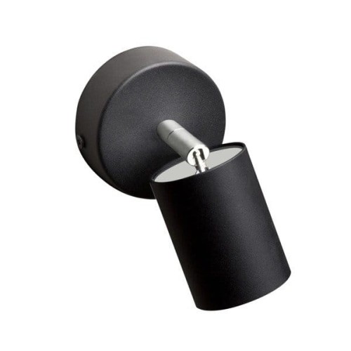Kinkiet ruchomy średnica 7cm czarny 6018 Nowodvorski