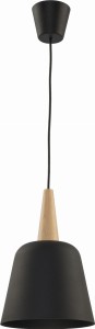 Lampa wisząca TK Lighting DONG WOOD BLACK 1590