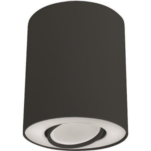 Spot sufitowy tuba średnica 10cm czarny ze białą otoczką 8903Nowodvorski