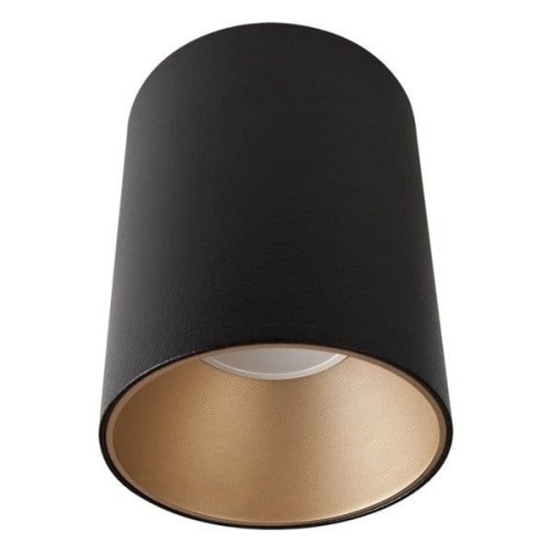 Spot sufitowy tuba średnica 8,9cm czarno-złoty 8931 Nowodvorski