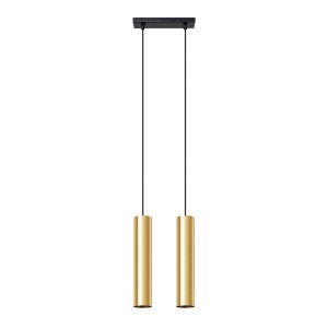 Lampa Wisząca LAGOS 2 złoty połysk SL.1241 Sollux Lighting